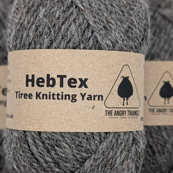 Light Grey Aran Knitting Yarn (HebTex - Worsted Spun)